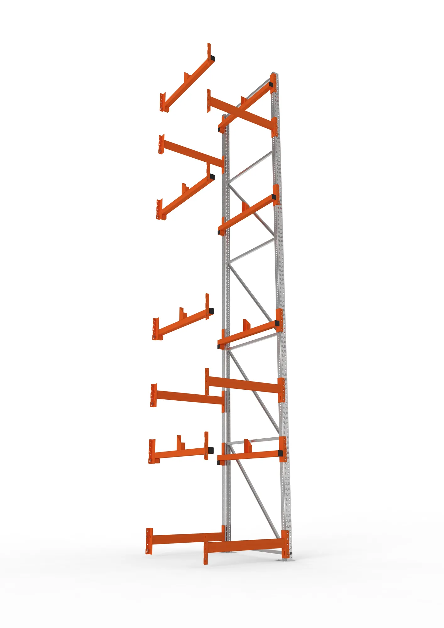 META MULTIPAL | Kabeltrommelregal | Anbauregal | 5500 x 900 x 1100 mm | Feldlast 5500 kg | 2 Ebenen | Typ 1 | verzinkt