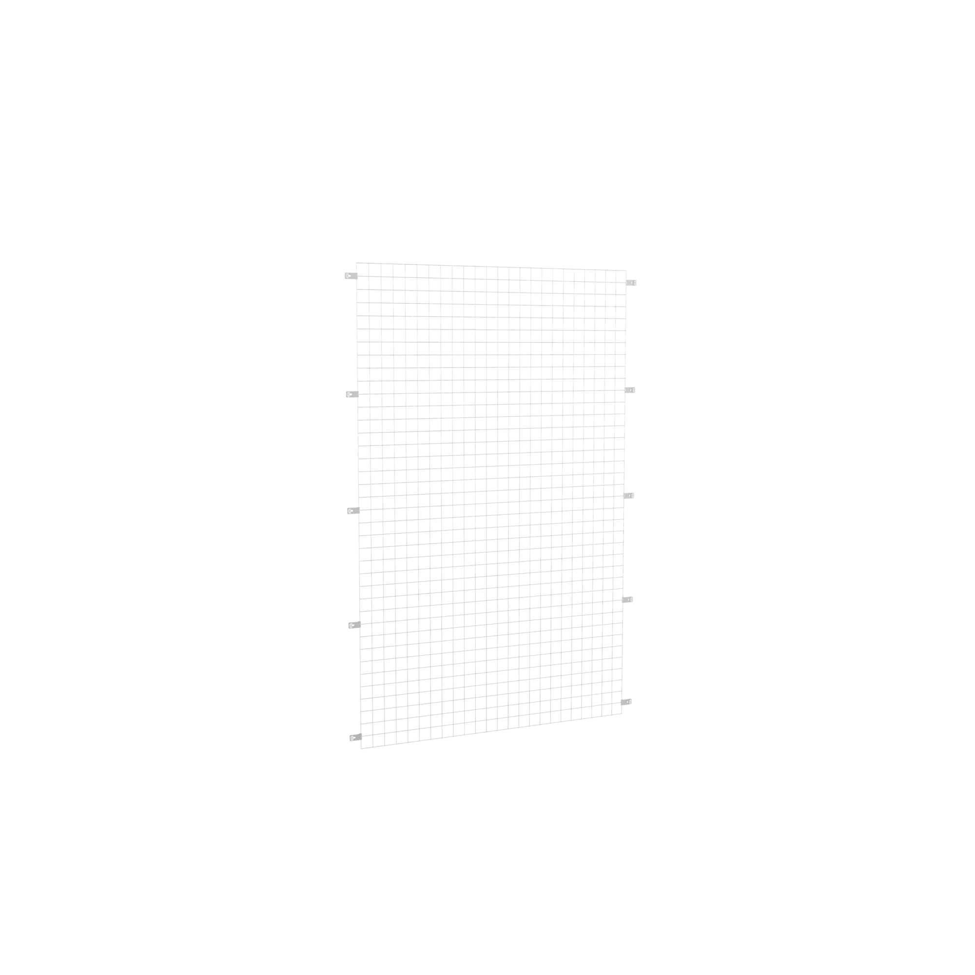 META CLIP | Draht-Rückwand | 2000 x 1300 mm | inkl. Befestigung | verzinkt