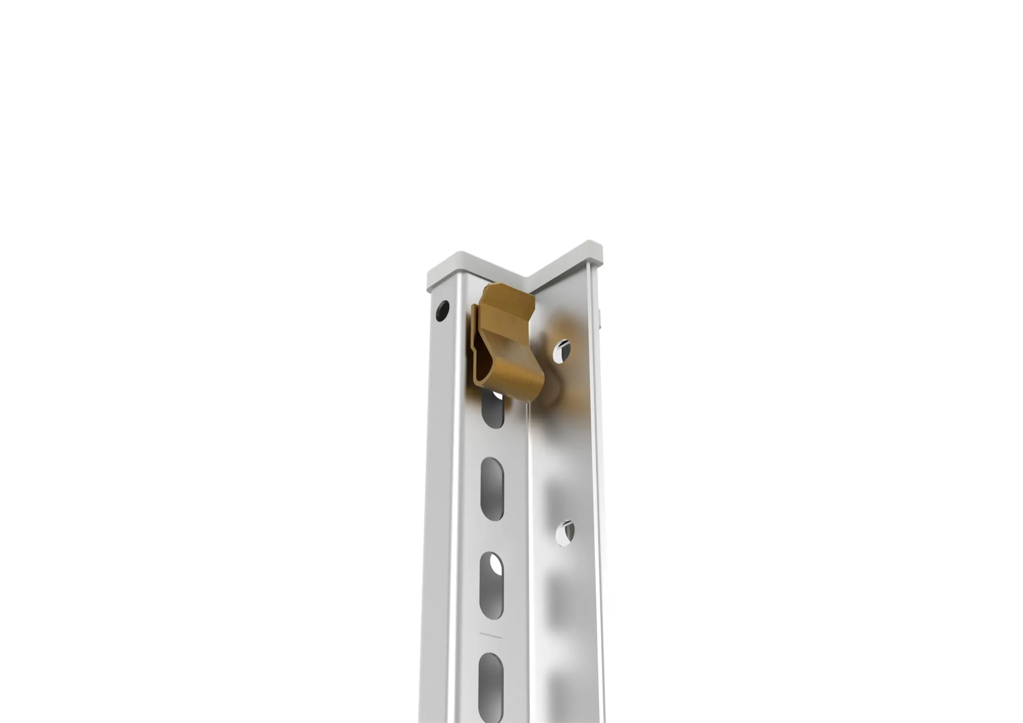 META CLIP SPLIT | Fachbodenregal | Anbauregal | 2000 x 1000 x 600 mm | Fachlast 100 kg | 3+1 Ebenen | verzinkt