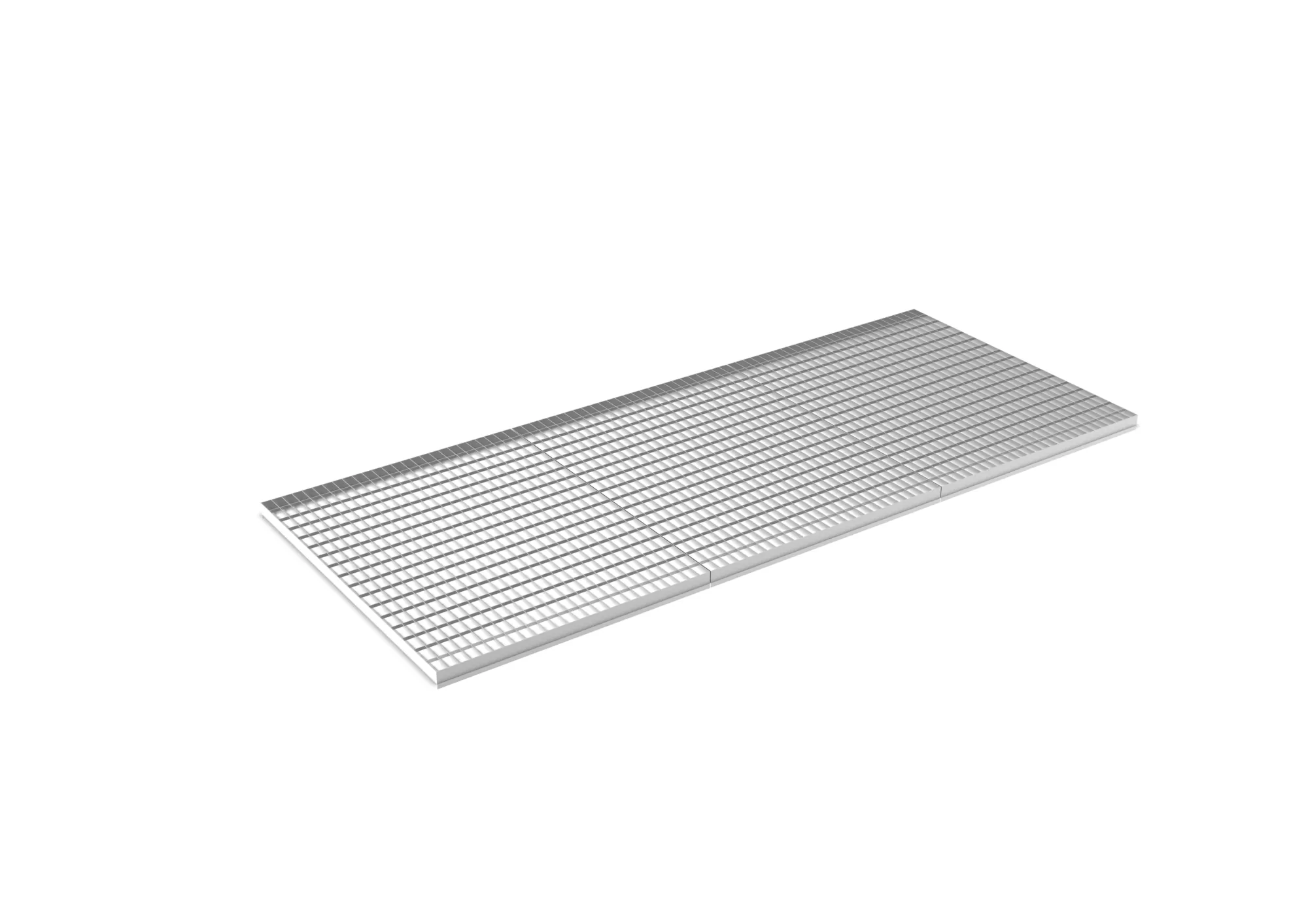 META MULTIPAL Gitterrostboden | 2700 x 1100 mm | aufgelegt | Palettenlast 1000 kg