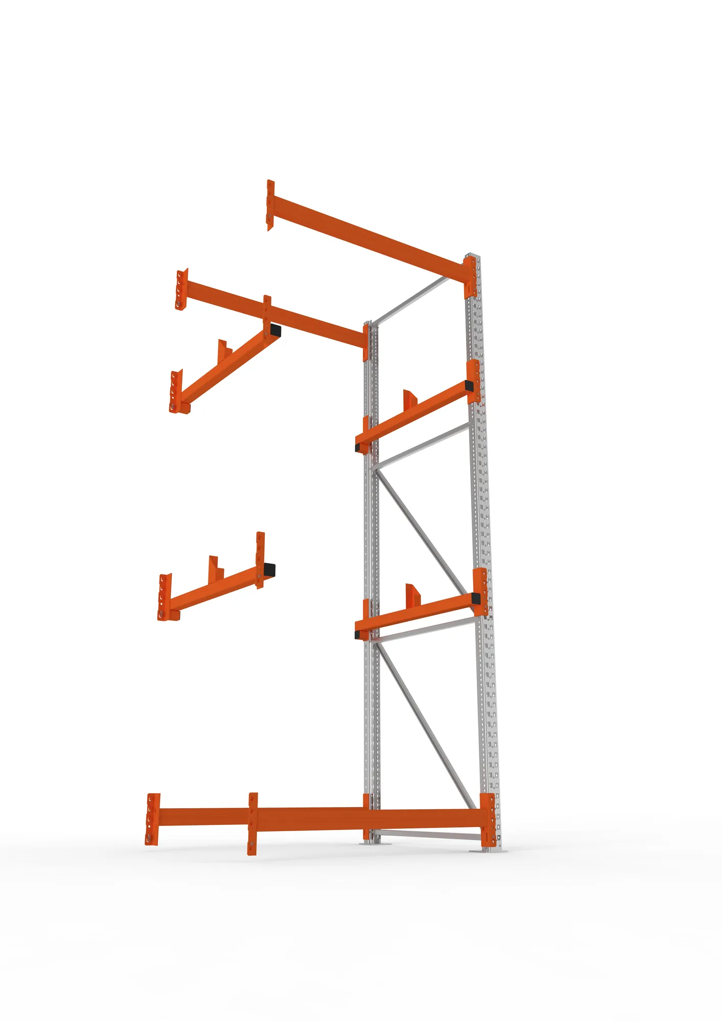 META MULTIPAL | Kabeltrommelregal | Anbauregal | 3300 x 1300 x 1100 mm | Feldlast 4000 kg | 2 Ebenen | Typ 1 | verzinkt