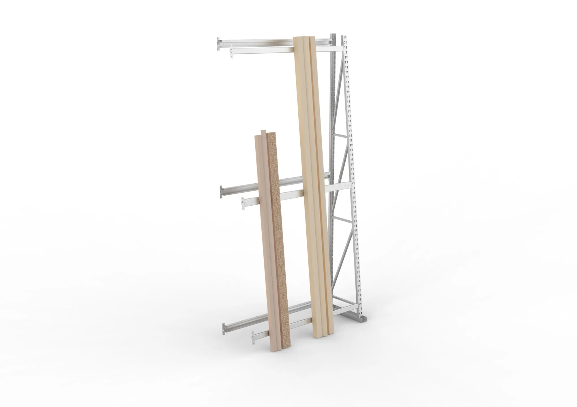META MINI-RACK | Profillagerregal | Anbauregal | 3000 x 1400 x 500 mm | RAL 7035