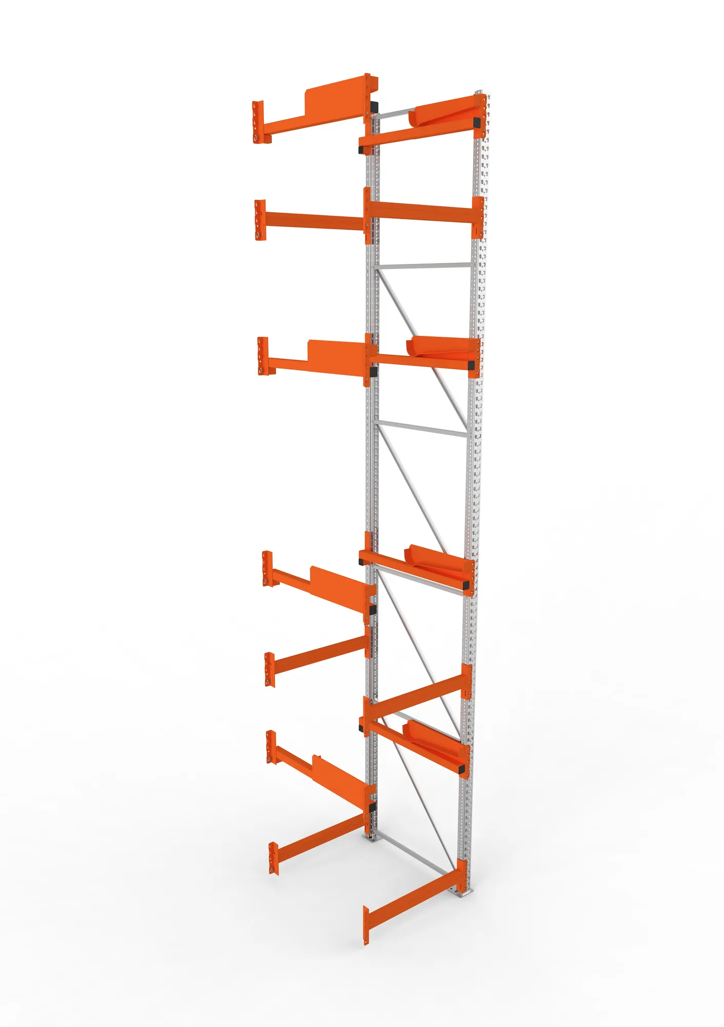 META MULTIPAL | Kabeltrommelregal | Anbauregal | 5500 x 900 x 1100 mm | Feldlast 5500 kg | 4 Ebenen | Typ 2 | verzinkt