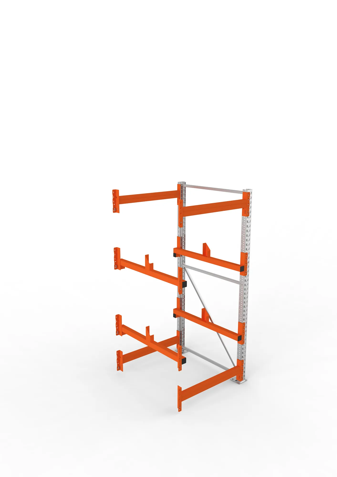 META MULTIPAL | Kabeltrommelregal | Anbauregal | 2200 x 900 x 1100 mm | Feldlast 4000 kg | 2 Ebenen | Typ 1 | verzinkt
