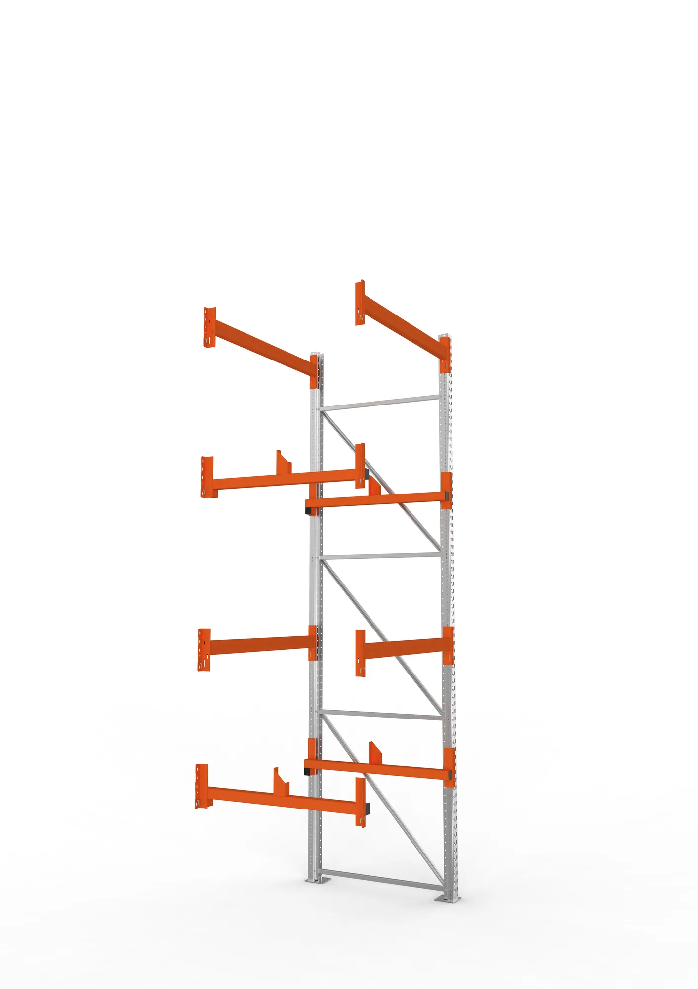META MULTIPAL | Kabeltrommelregal | Anbauregal | 3800 x 1300 x 1100 mm | Feldlast 4000 kg | 2 Ebenen | Typ 1 | verzinkt