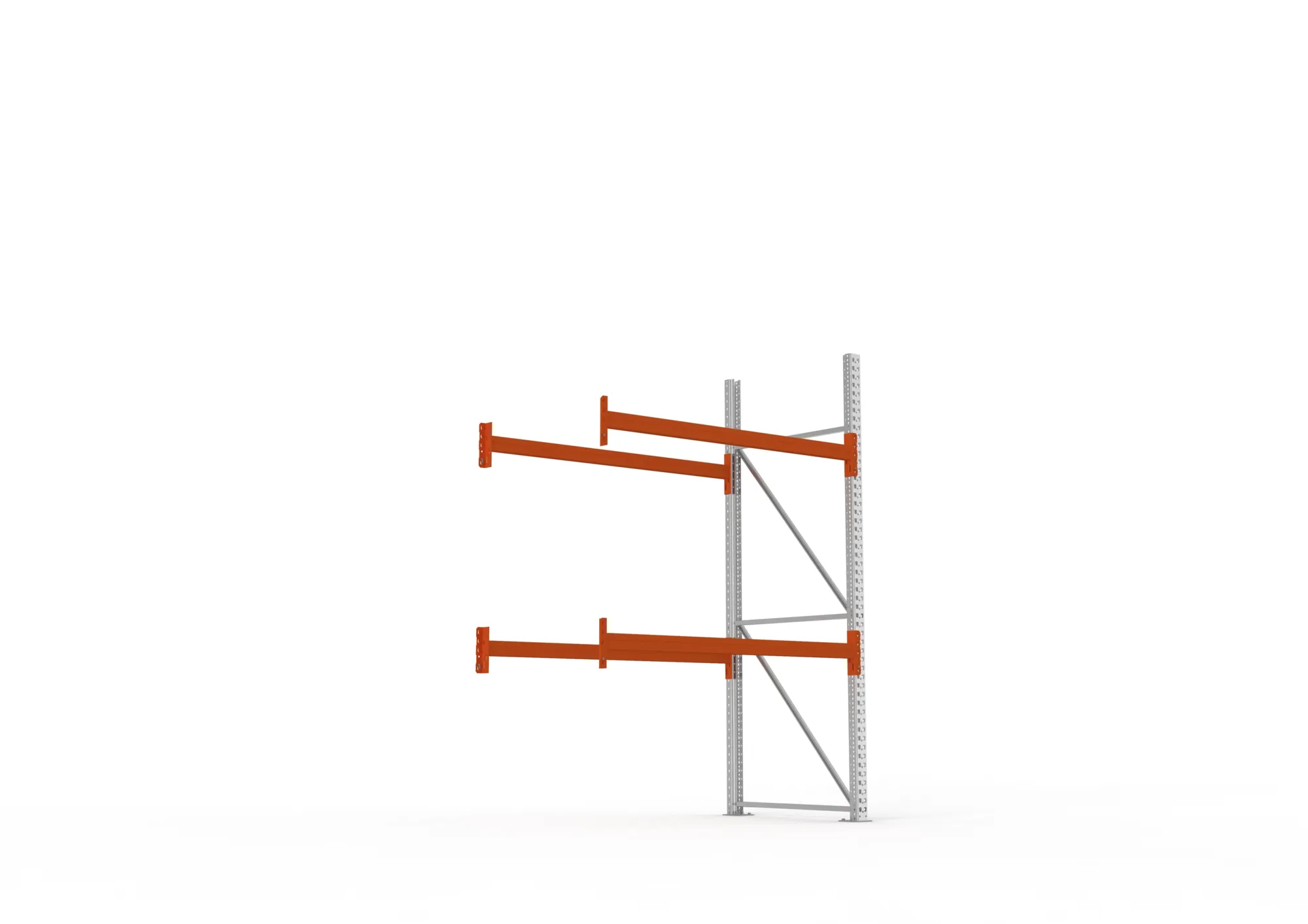 META MULTIPAL Palettenregal | Anbauregal | 2700 x 1825 x 1100 mm | 6 Stellplätze à 1120 kg