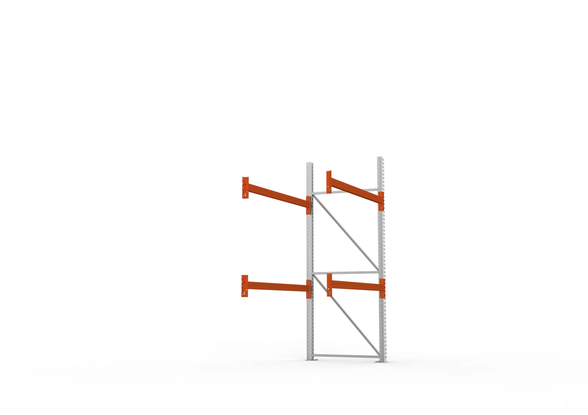 META MULTIPAL Palettenregal | Anbauregal | 2700 x 1825 x 1100 mm | 6 Stellplätze à 1120 kg