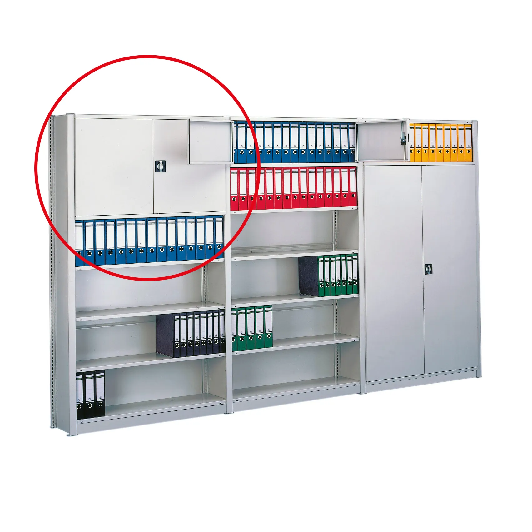 CL CP Tür 2Ordner 1000 VS R7035 kpl
