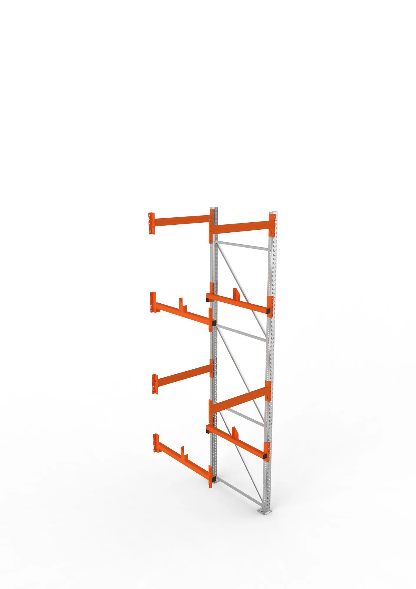 META MULTIPAL | Kabeltrommelregal | Anbauregal | 3800 x 900 x 1100 mm | Feldlast 4000 kg | 2 Ebenen | Typ 1 | verzinkt