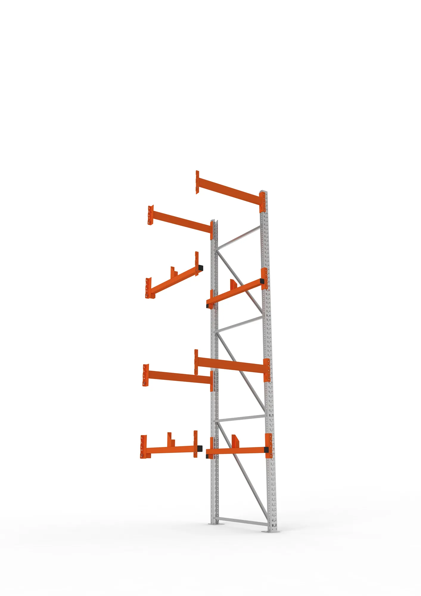 META MULTIPAL | Kabeltrommelregal | Anbauregal | 3800 x 900 x 1100 mm | Feldlast 4000 kg | 2 Ebenen | Typ 1 | verzinkt