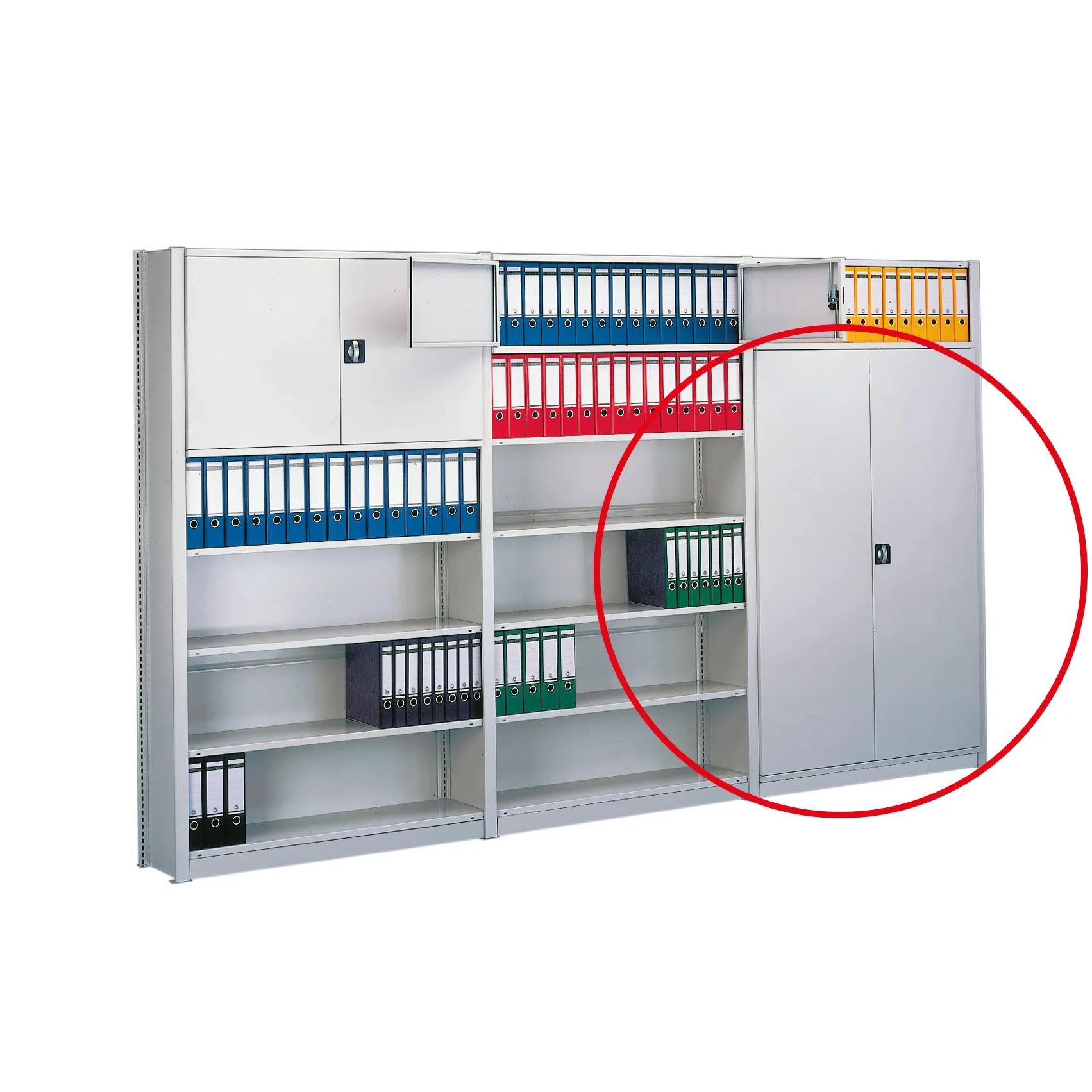CL CP Tür 5Ordner 1000 VS R7035 kpl