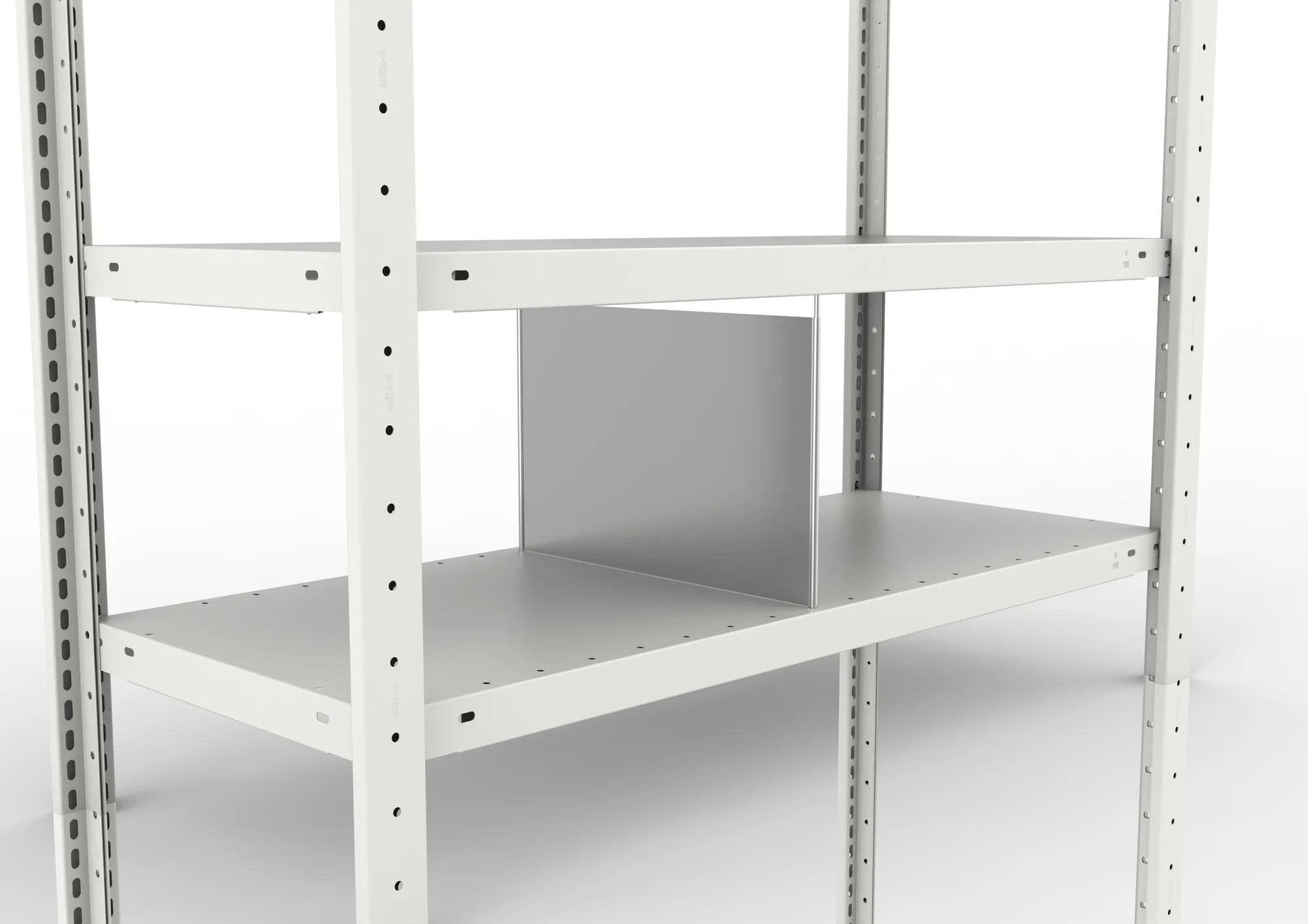 10x Fachteiler durchgehend | 300 x 400 mm | verzinkt
