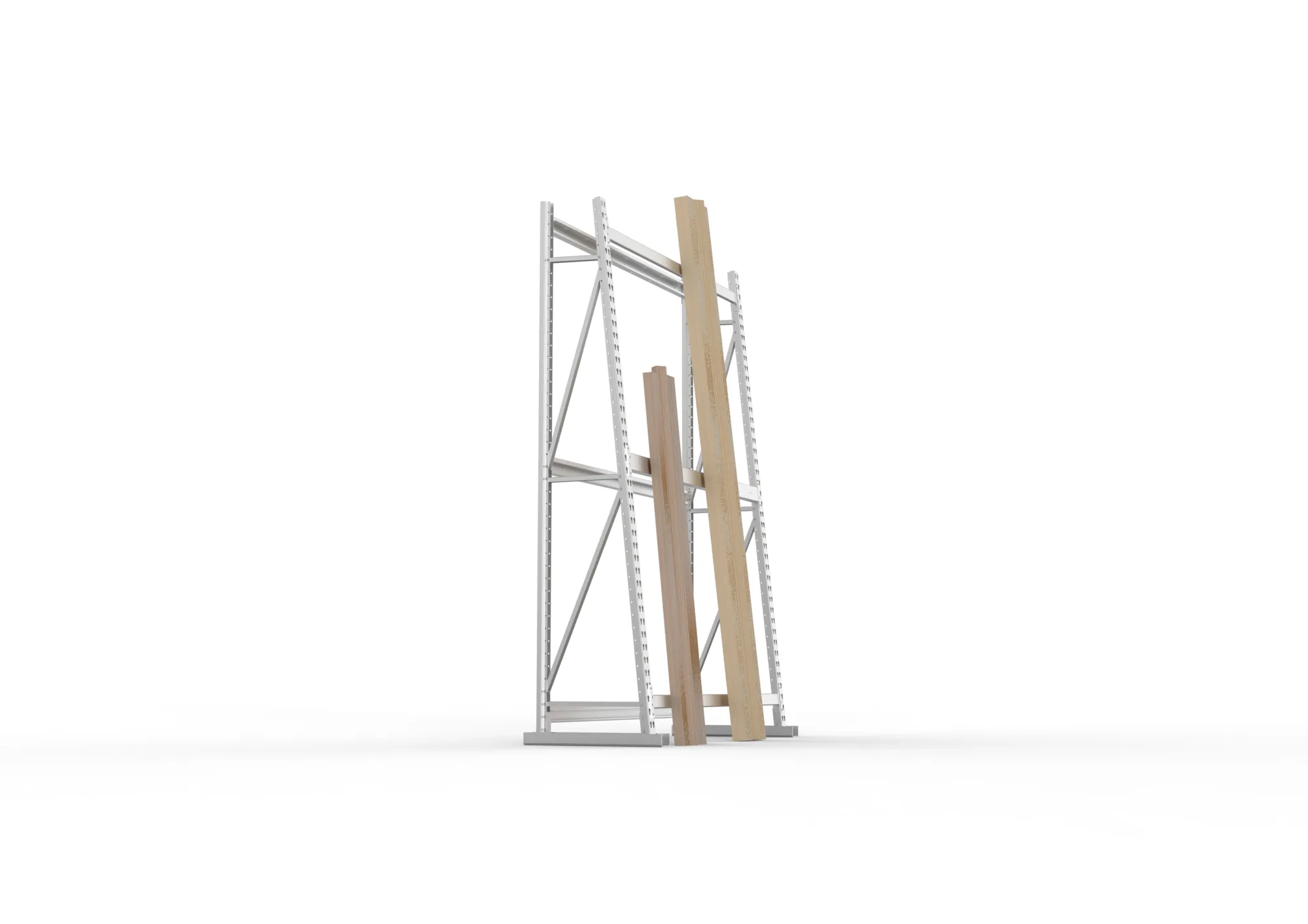 META MINI-RACK | Profillagerregal | Grundregal | 2200 x 1400 x 500 mm | RAL 7035