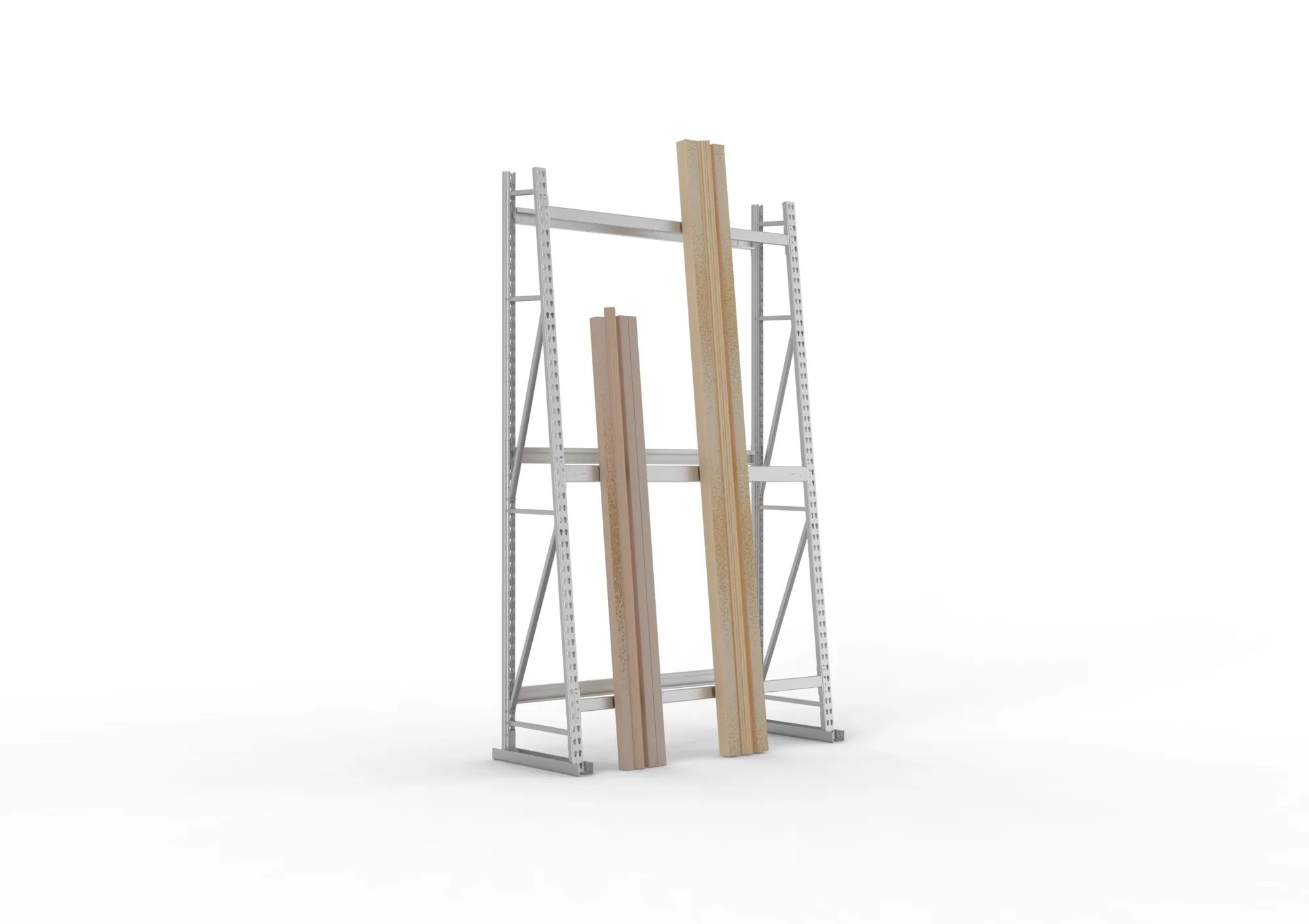 META MINI-RACK | Profillagerregal | Grundregal | 2500 x 1400 x 500 mm | RAL 7035