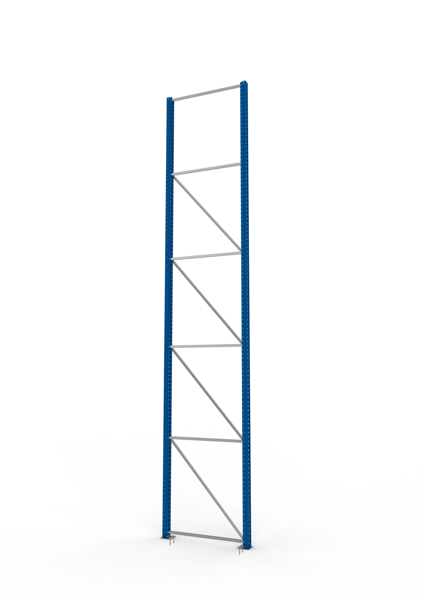 META MULTIPAL Ständerrahmen | Typ 85/20 | 5500 x 1100 mm | RAL 5010 enzianblau