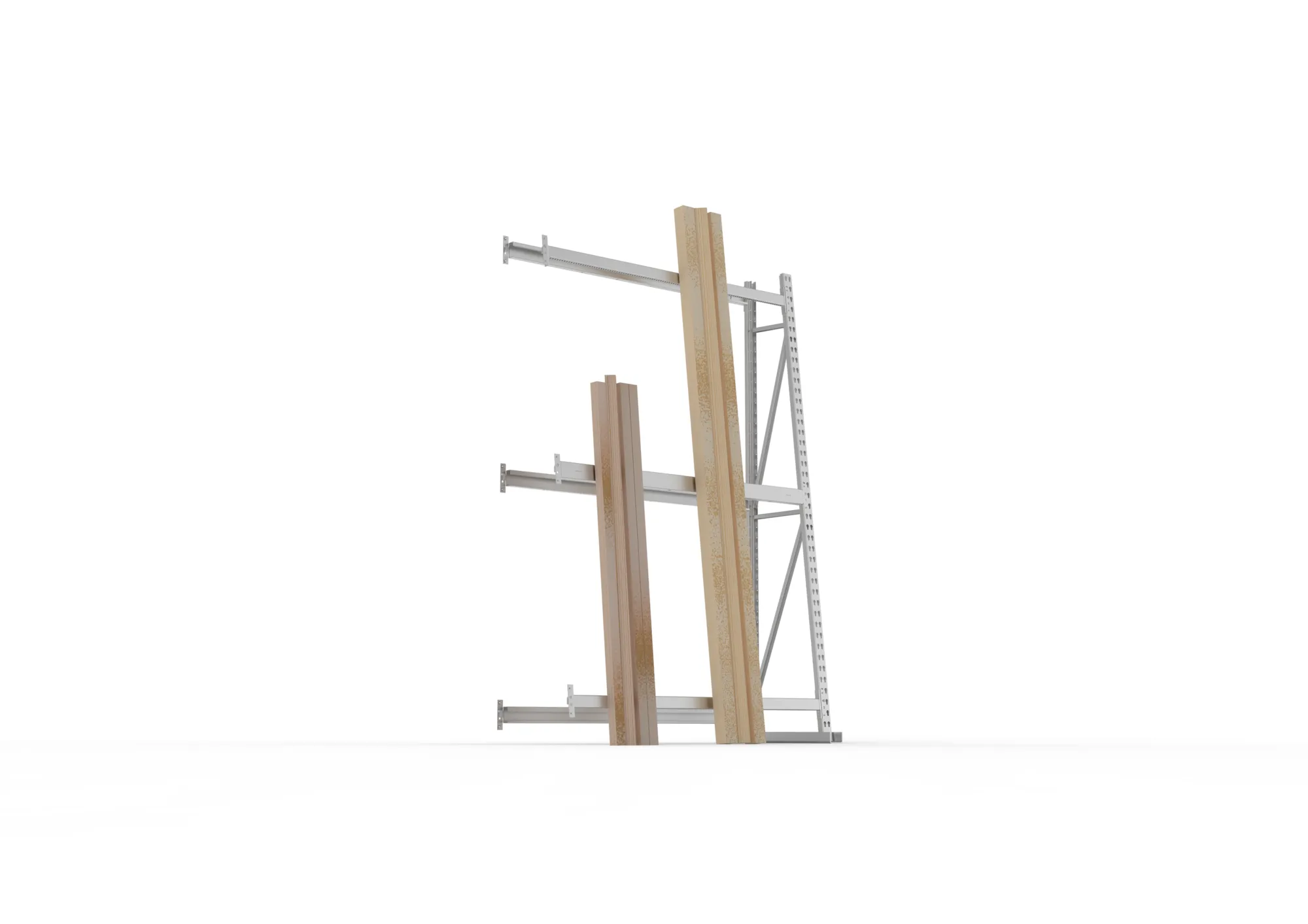 META MINI-RACK | Profillagerregal | Anbauregal | 2200 x 1400 x 500 mm | RAL 7035
