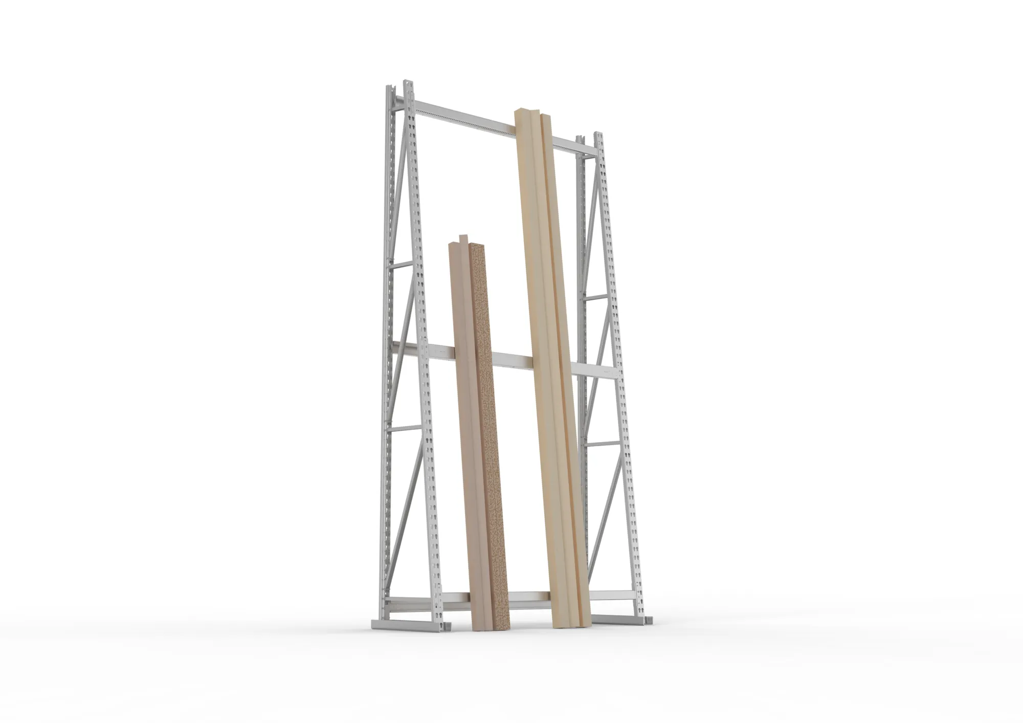META MINI-RACK | Profillagerregal | Grundregal | 3000 x 1400 x 500 mm | RAL 7035
