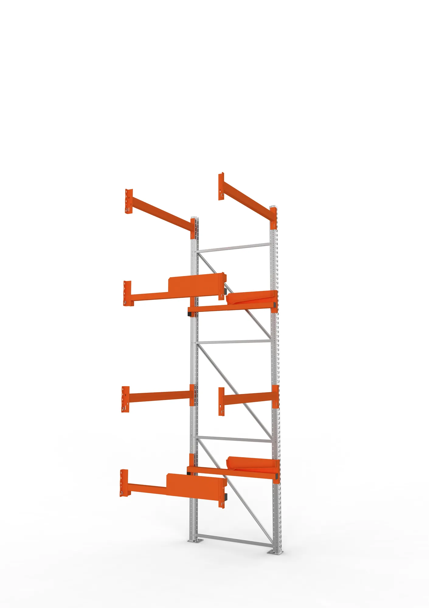 META MULTIPAL | Kabeltrommelregal | Anbauregal | 3800 x 1300 x 1100 mm | Feldlast 4000 kg | 2 Ebenen | Typ 2 | verzinkt