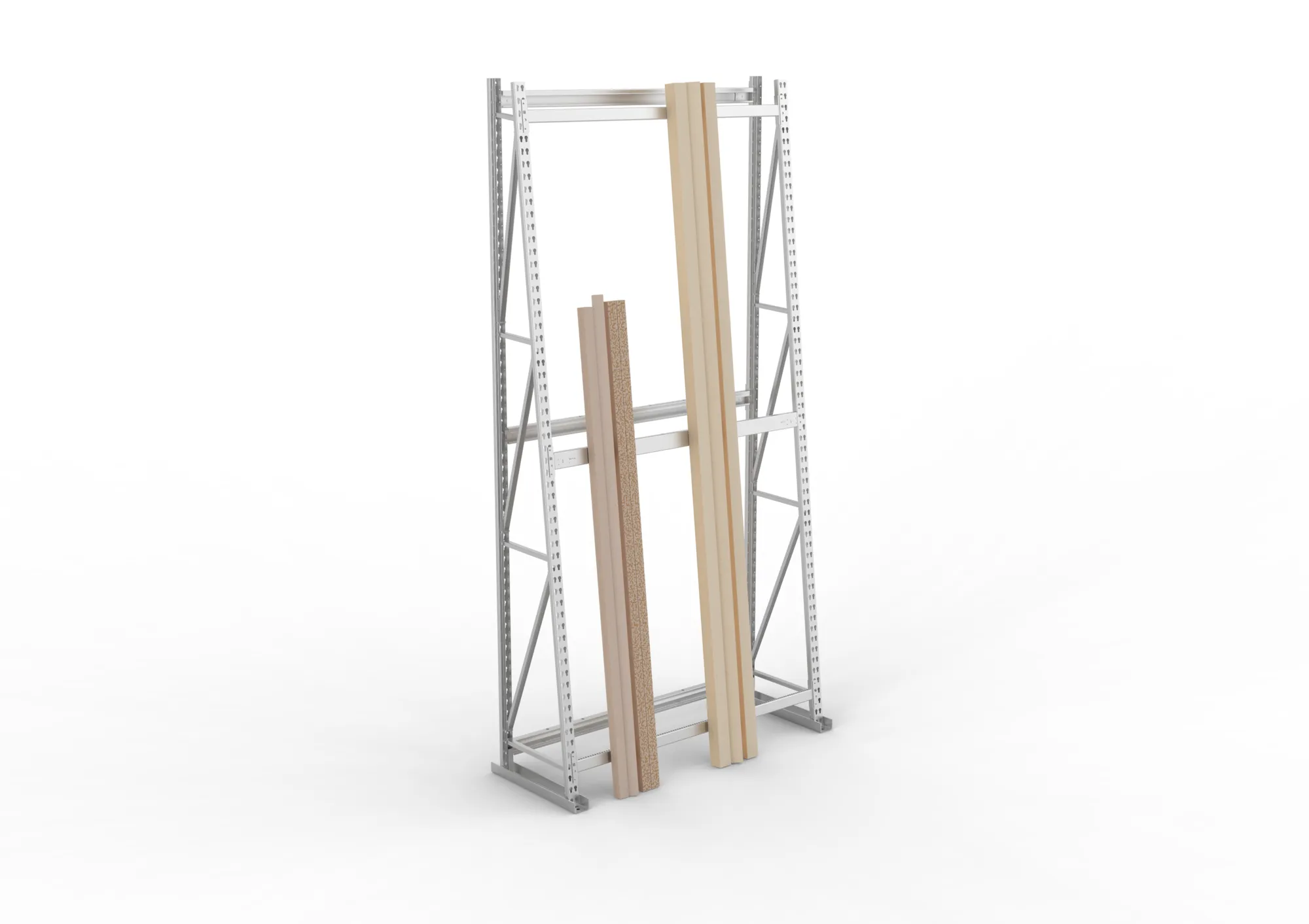 META MINI-RACK | Profillagerregal | Grundregal | 3000 x 1400 x 500 mm | RAL 7035
