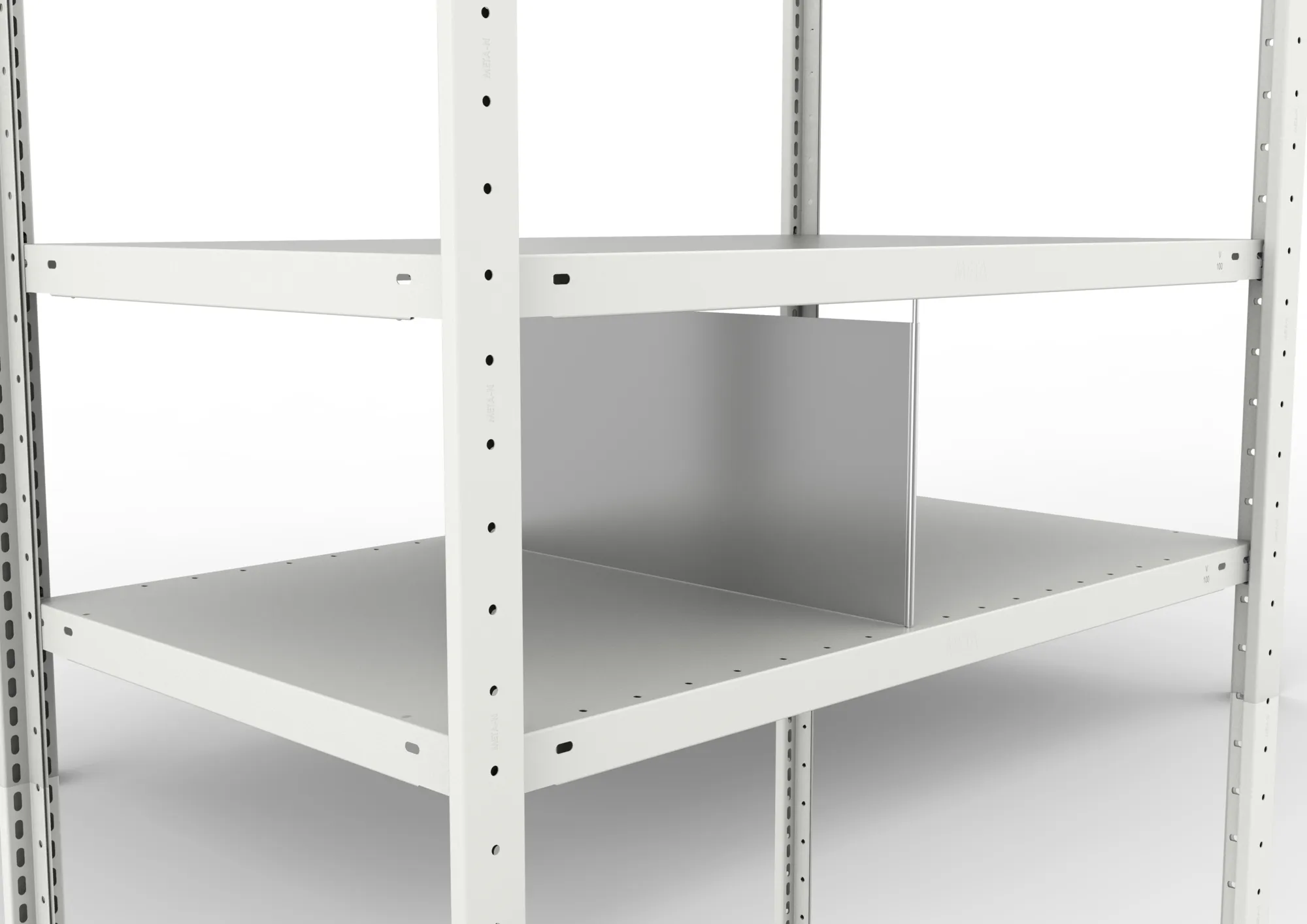 10x Fachteiler durchgehend | 300 x 600 mm | verzinkt