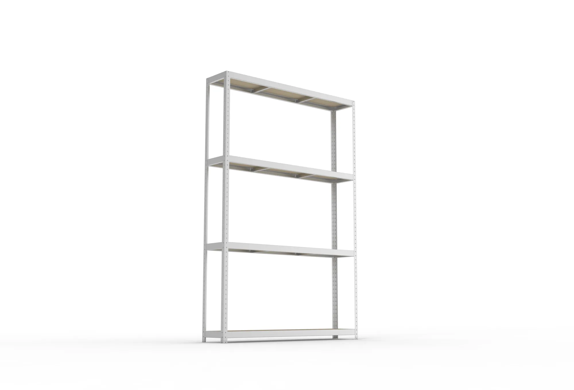 META SPEED-RACK Weitspannregal | Komplettregal | 2970 x 2000 x 400 mm | Fachlast 500 kg | Spanplattenböden | 4 Ebenen