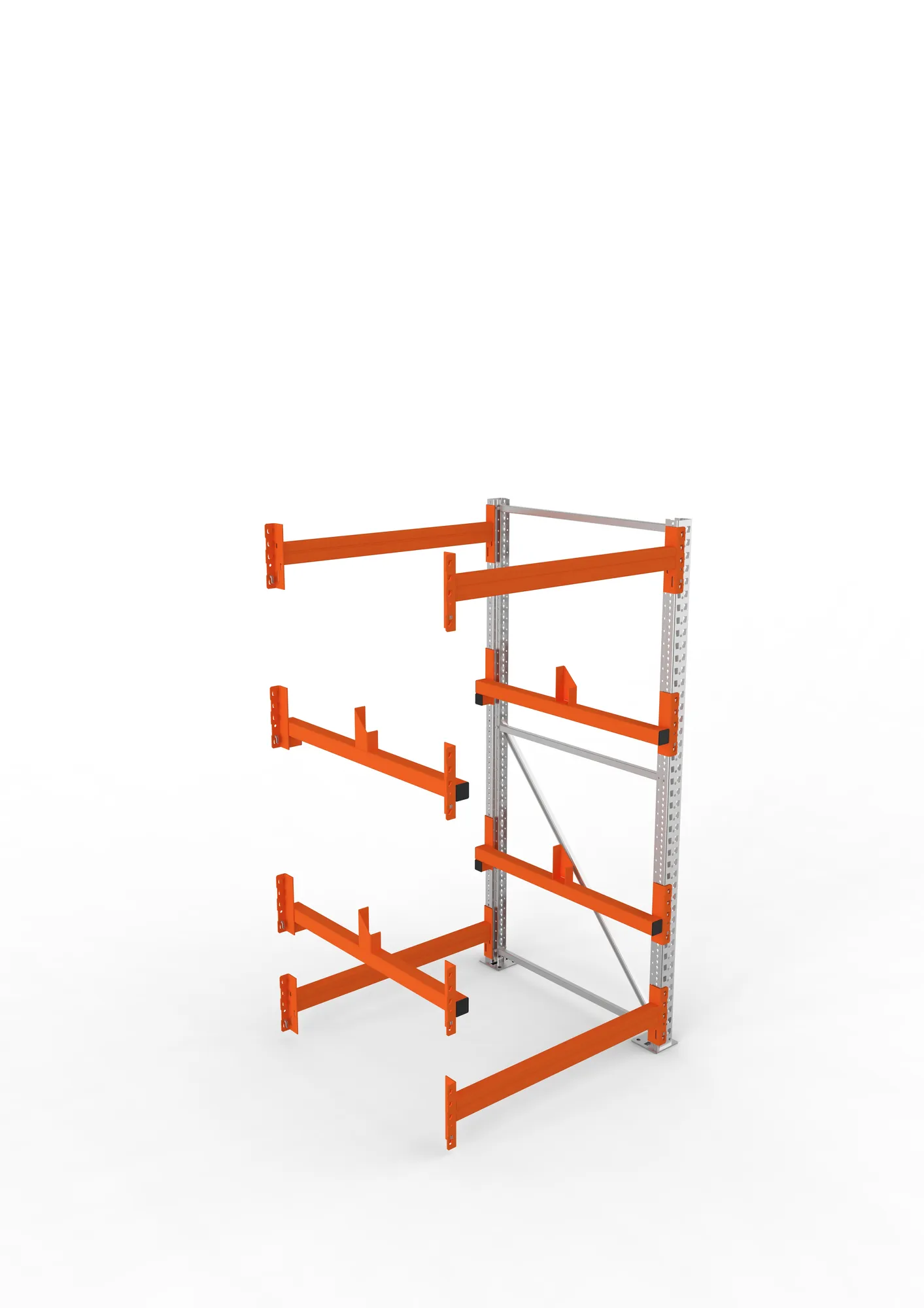 META MULTIPAL | Kabeltrommelregal | Anbauregal | 2200 x 1100 x 1100 mm | Feldlast 4000 kg | 2 Ebenen | Typ 1 | verzinkt