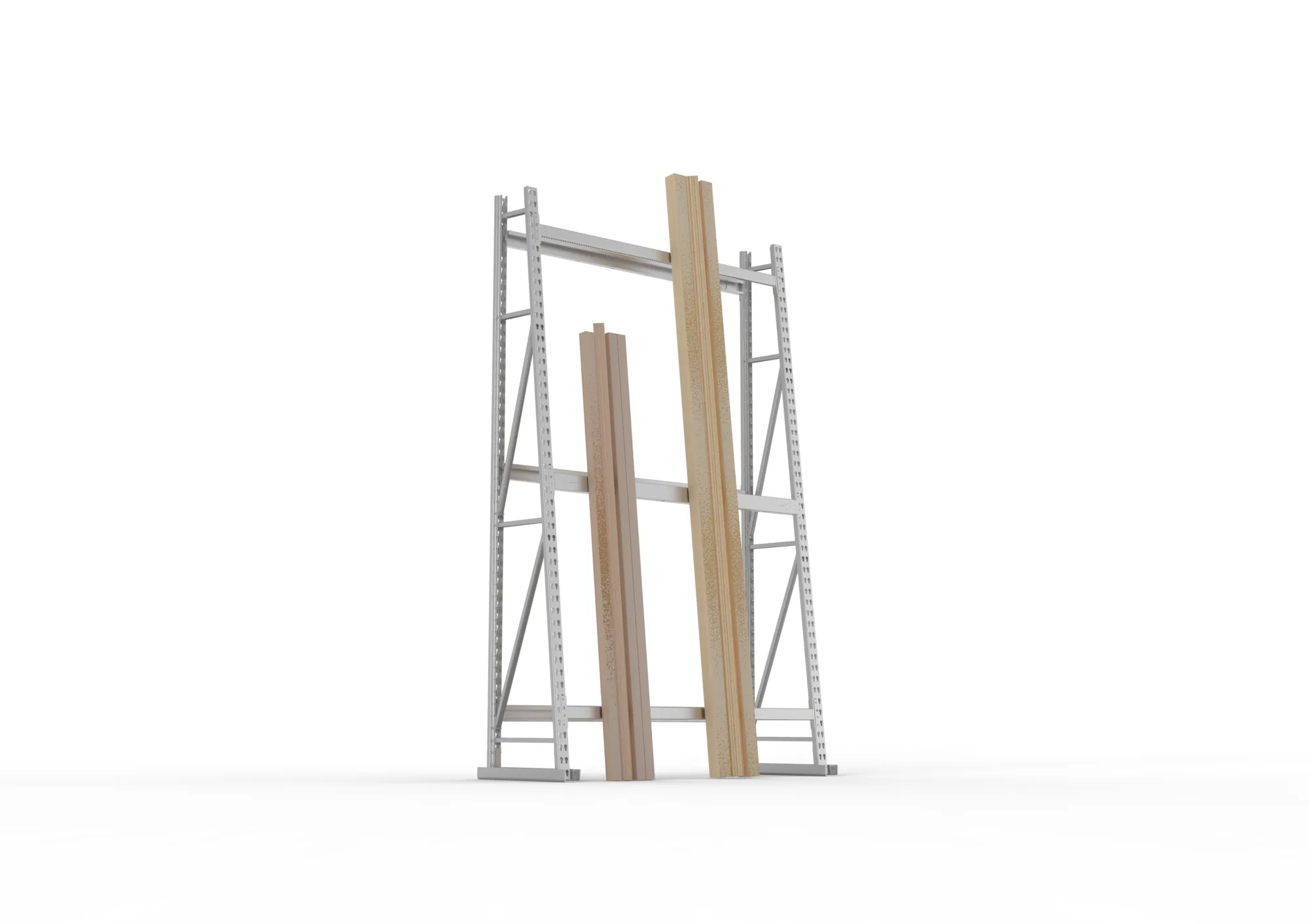 META MINI-RACK | Profillagerregal | Grundregal | 2500 x 1400 x 500 mm | RAL 7035