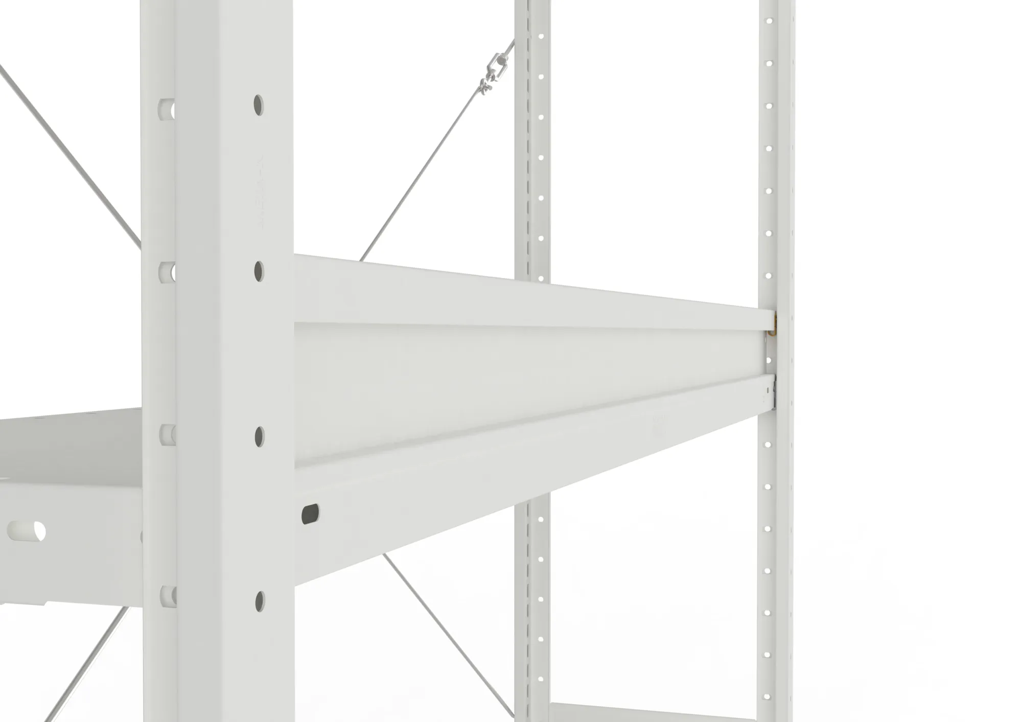 CL Schüttgutleiste 75 1300 R7035 kpl