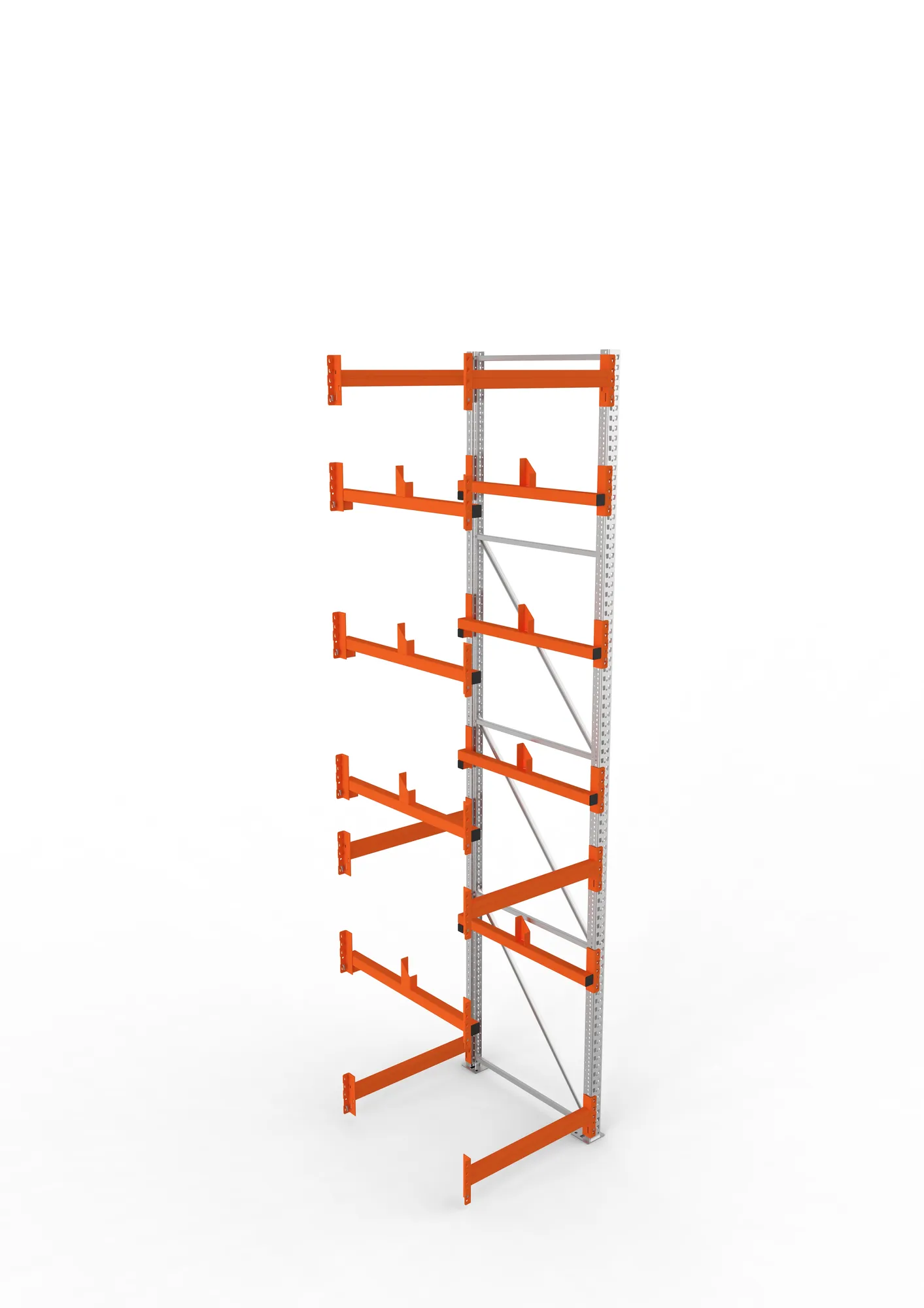 META MULTIPAL | Kabeltrommelregal | Anbauregal | 4400 x 900 x 1100 mm | Feldlast 5500 kg | 2 Ebenen | Typ 1 | verzinkt