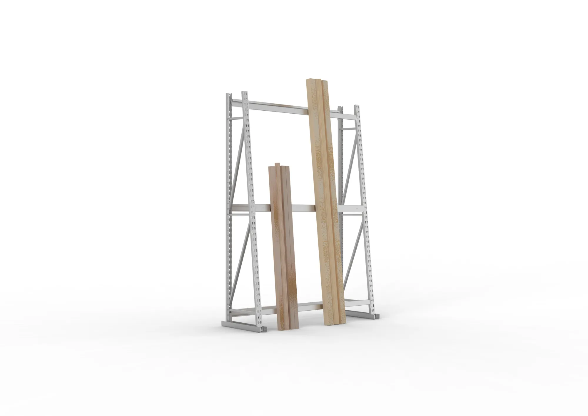 META MINI-RACK | Profillagerregal | Grundregal | 2200 x 1400 x 500 mm | RAL 7035
