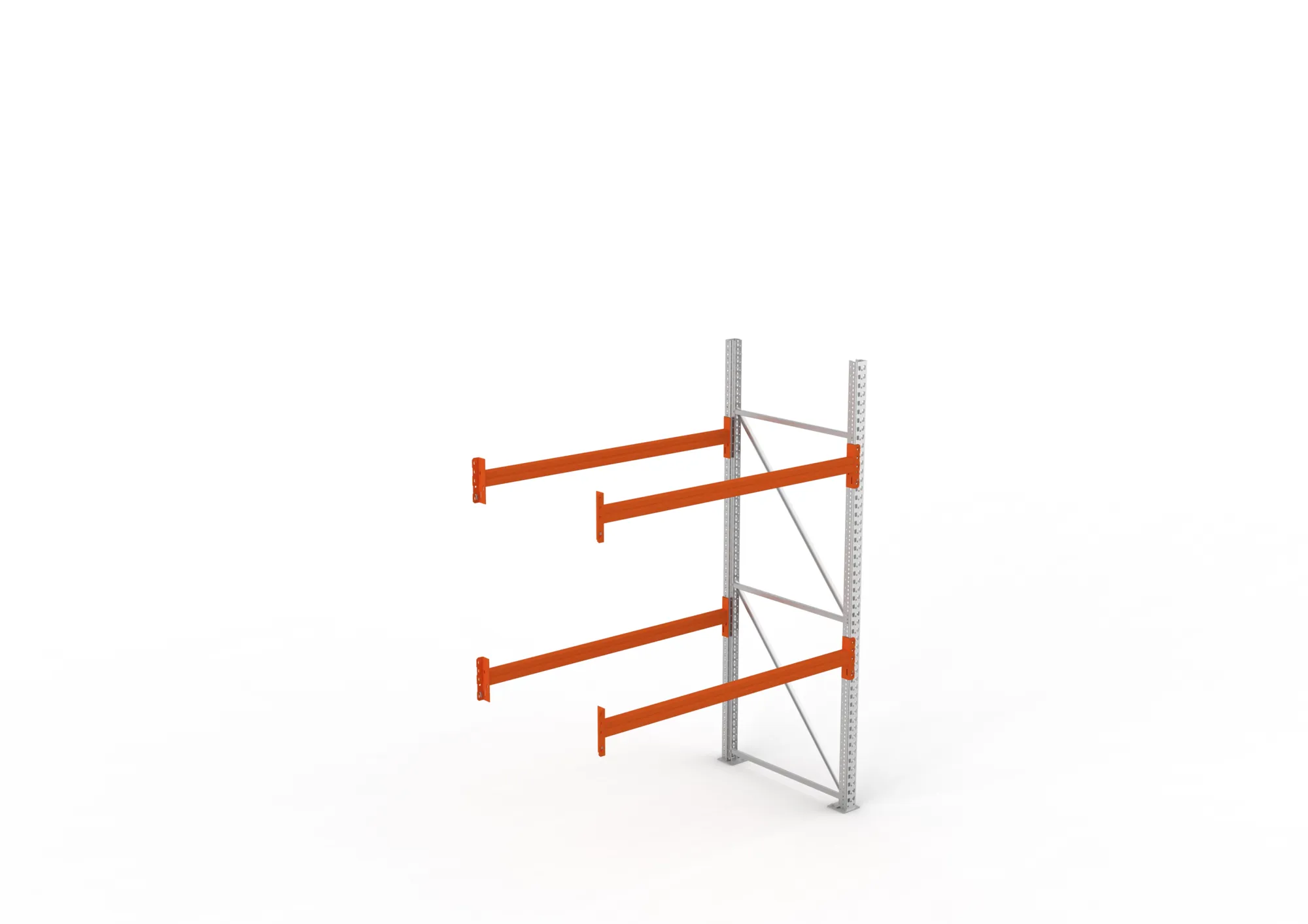 META MULTIPAL Palettenregal | Anbauregal | 2700 x 1825 x 1100 mm | 6 Stellplätze à 1120 kg