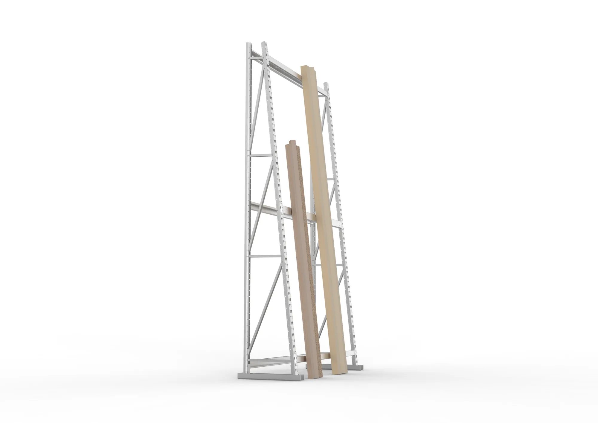META MINI-RACK | Profillagerregal | Grundregal | 3000 x 1400 x 500 mm | RAL 7035